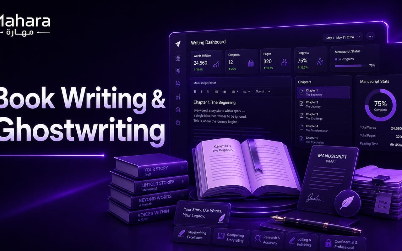 تأليف الكتب و Ghostwriting